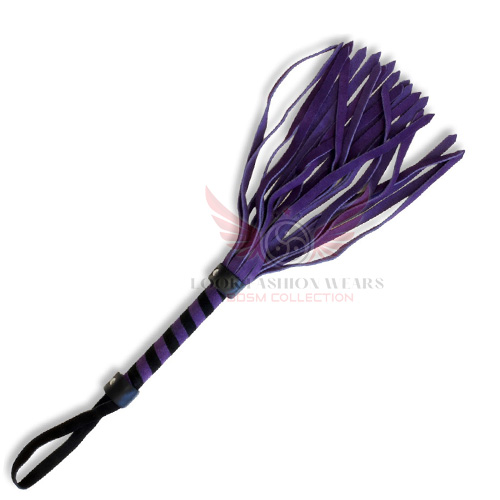 Mini Purple Suede Flogger