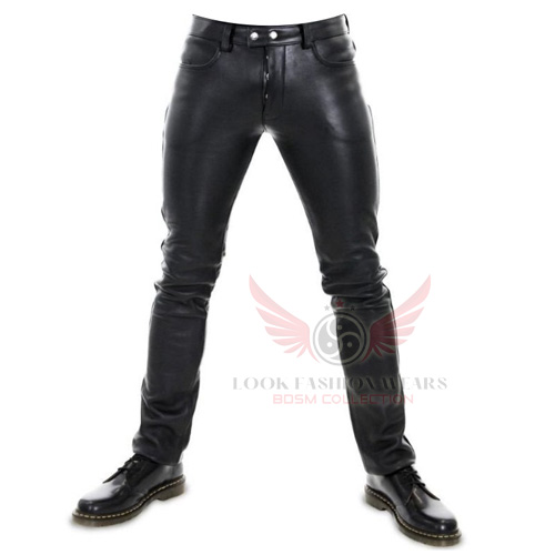 Men’s Classic Leather Pants