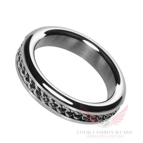 Chain Link Inlay Cock Ring