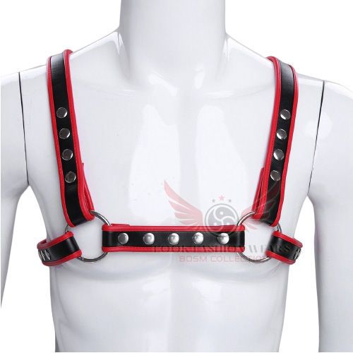 Men PU Leather Body Chest Harness