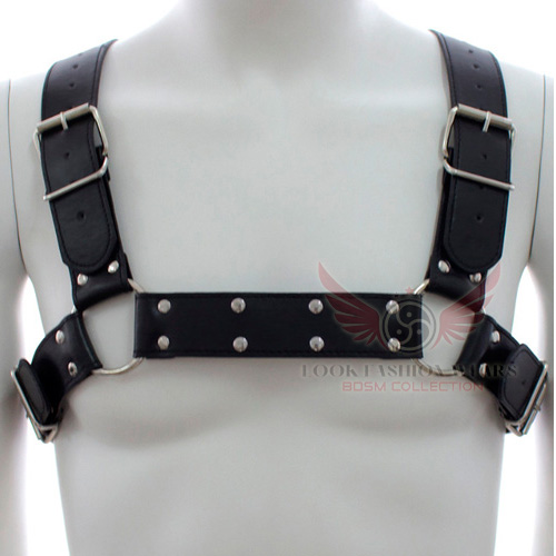 Men’s Leather Belt Chest Straps Harness