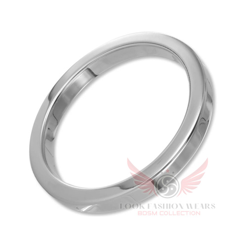 Stainless Steel Flat Cock Ring 6mm