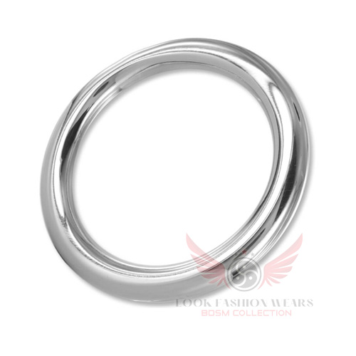 Stainless Steel Round Cock Ring 8mm