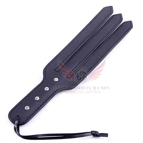 Three Lines Leather Paddle 